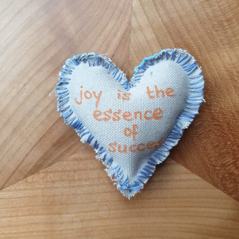 Joy is the essence of succes